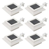 Outdoor Solar Lamps 6 Pcs Led Square 12 Cm