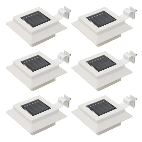 Outdoor Solar Lamps 6 Pcs Led Square 12 Cm