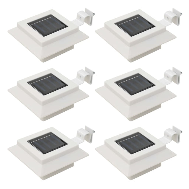 Outdoor Solar Lamps 6 Pcs Led Square 12 Cm