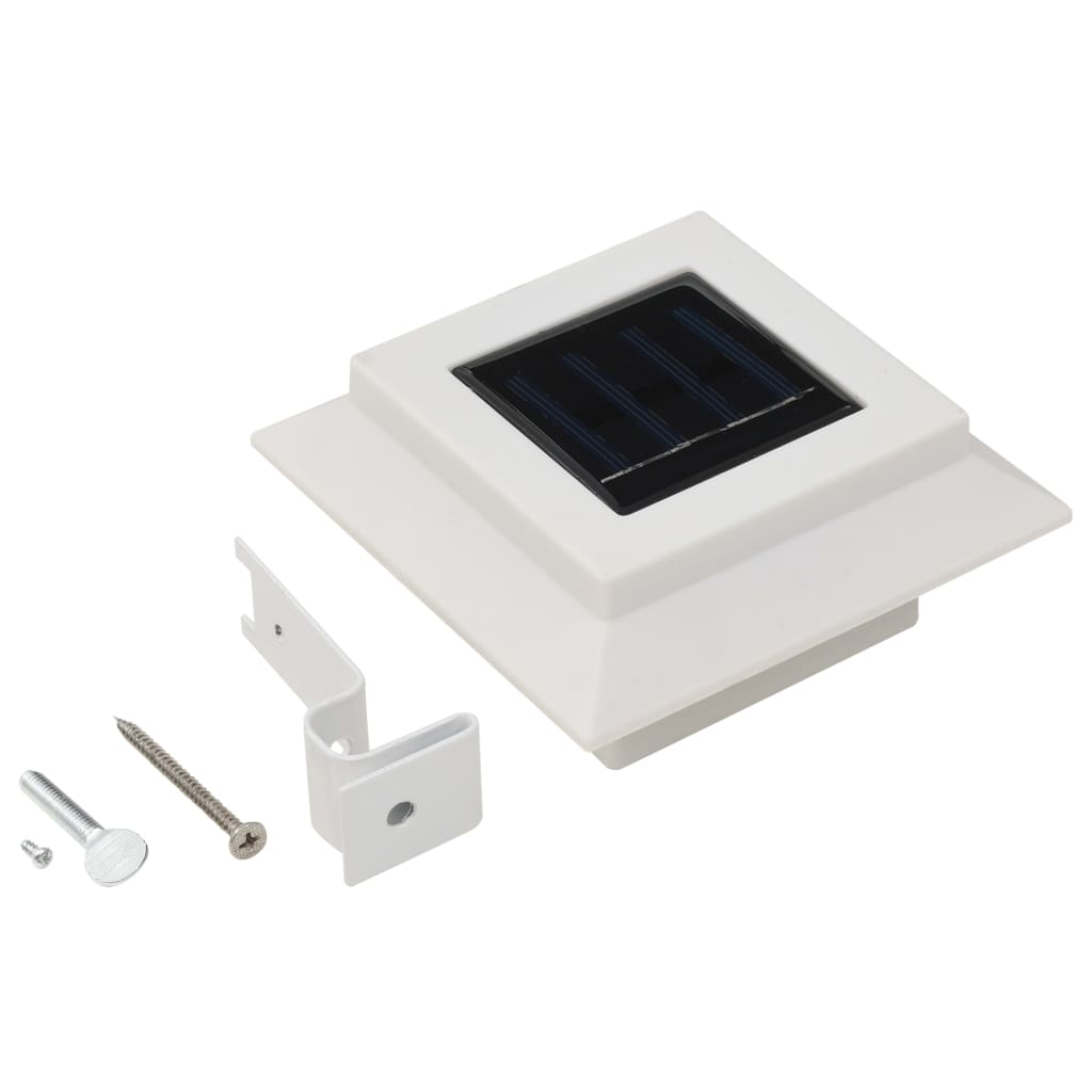 Outdoor Solar Lamps 6 Pcs Led Square 12 Cm