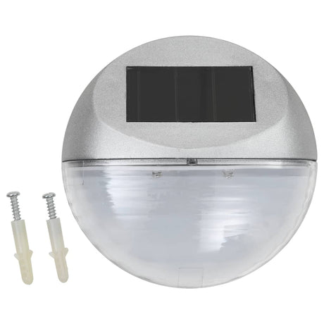 Outdoor Solar Wall Lamps Led 12 Pcs Round