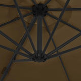 Cantilever Garden Parasol With Steel Pole 300 Cm