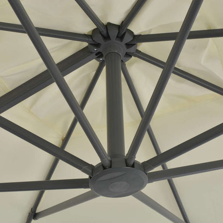 Cantilever Garden Parasol With Aluminium Pole