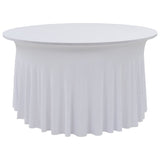 2 Pcs Stretch Table Covers With Skirt