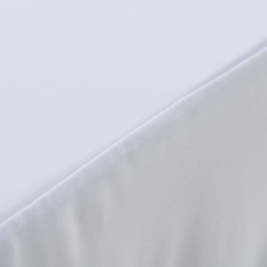 2 Pcs Stretch Table Covers With Skirt