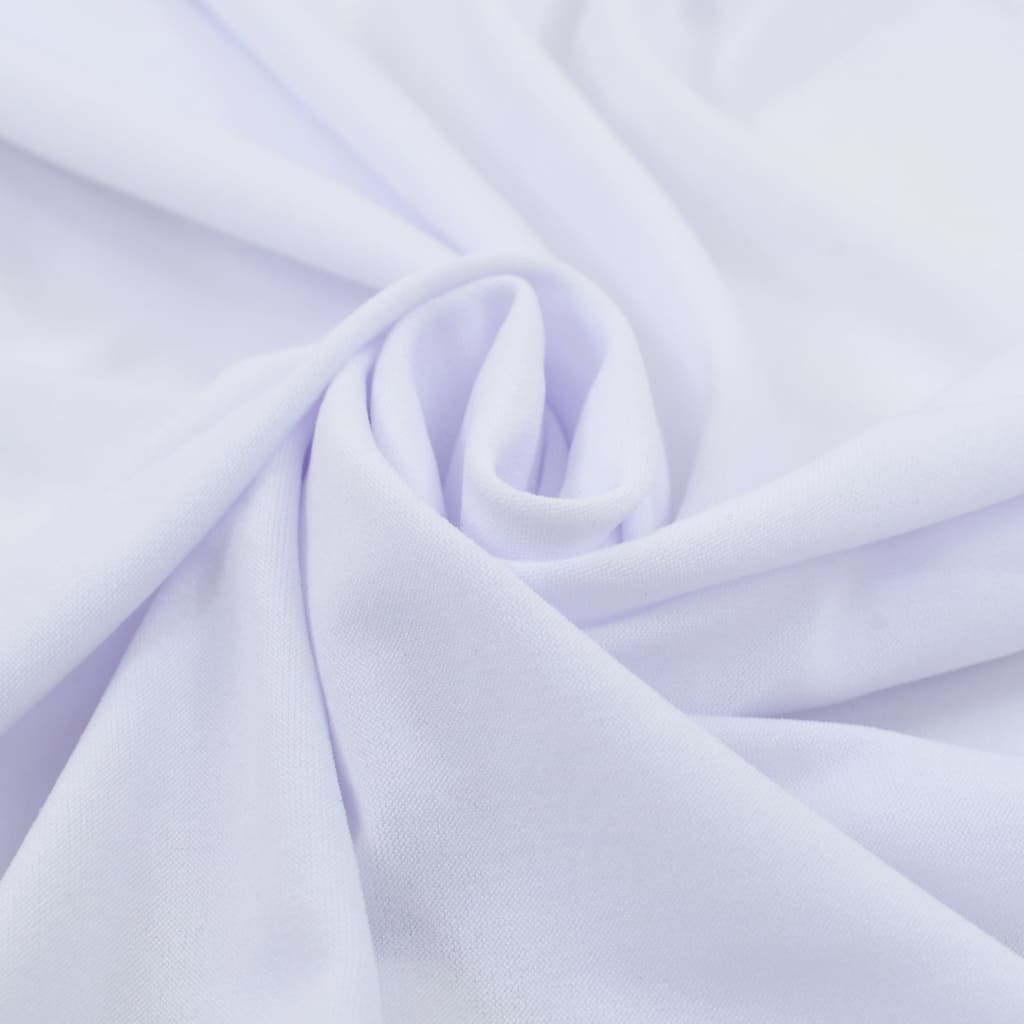 2 Pcs Stretch Table Covers With Skirt
