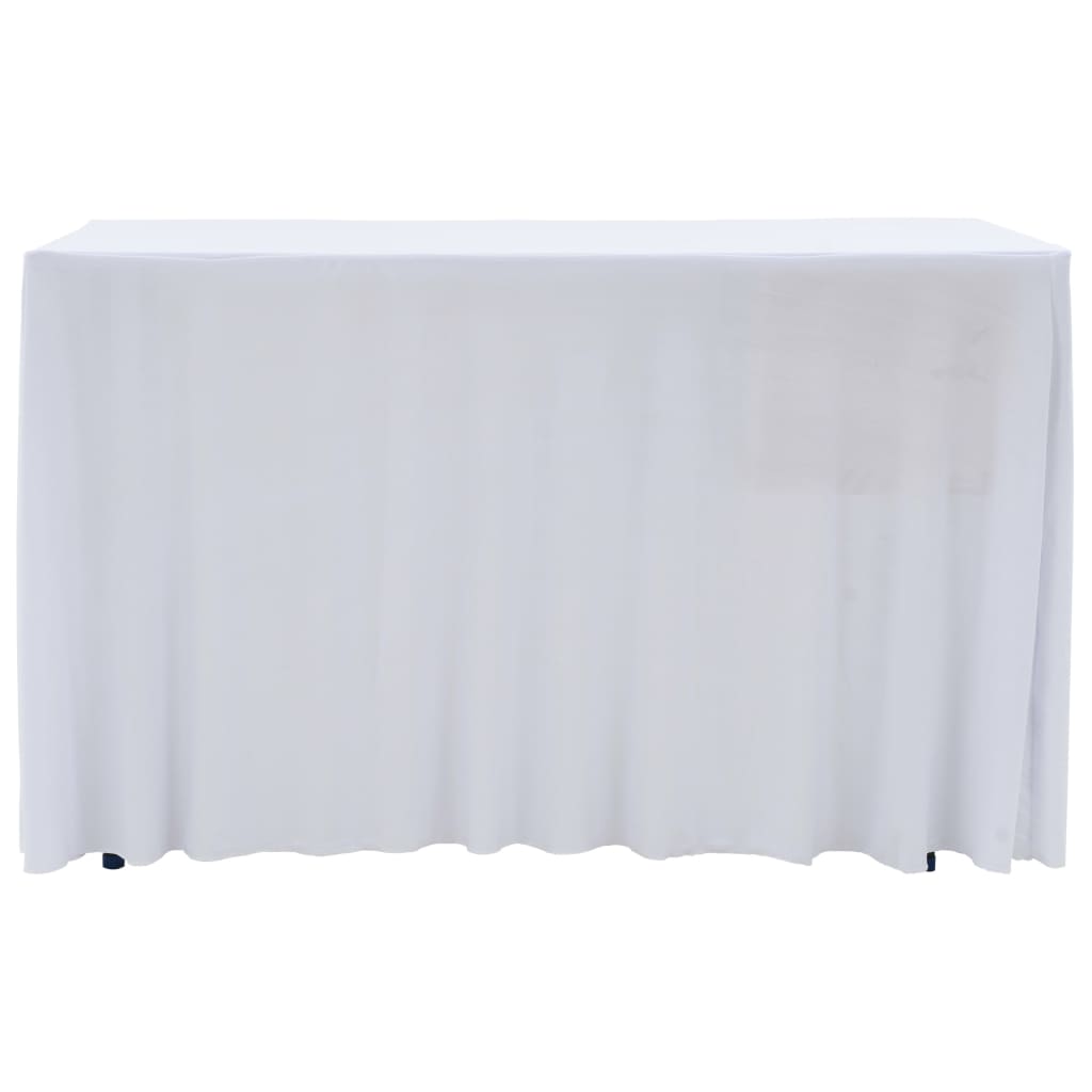 2 Pcs Stretch Table Covers With Skirt
