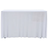 2 Pcs Stretch Table Covers With Skirt