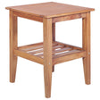 Coffee Table 40X40X50 Cm Square Solid Teak