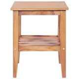 Coffee Table 40X40X50 Cm Square Solid Teak