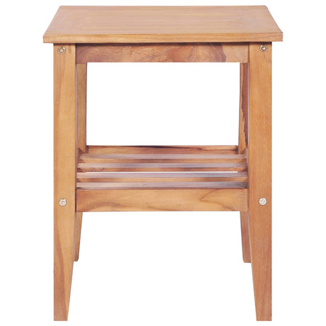 Coffee Table 40X40X50 Cm Square Solid Teak