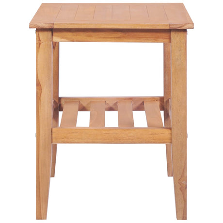 Coffee Table 40X40X50 Cm Square Solid Teak