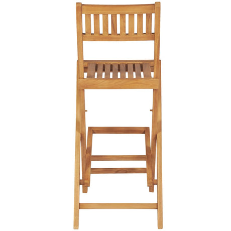 3 Piece Bar Set Solid Teak Wood