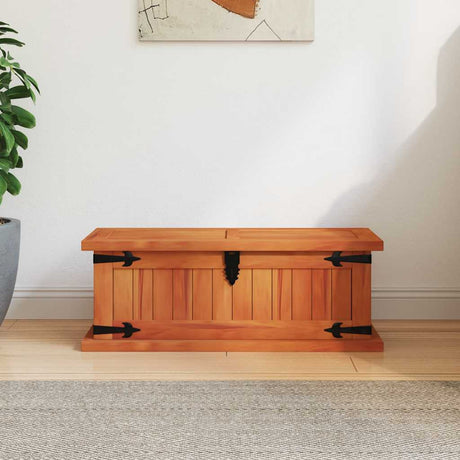 Storage Chest Solid Acacia Wood