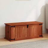 Storage Chest Solid Acacia Wood