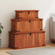 Storage Chest Solid Acacia Wood