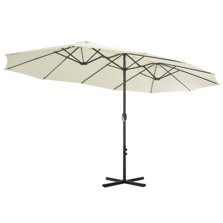 Garden Parasol With Aluminium Pole 460X270 Cm