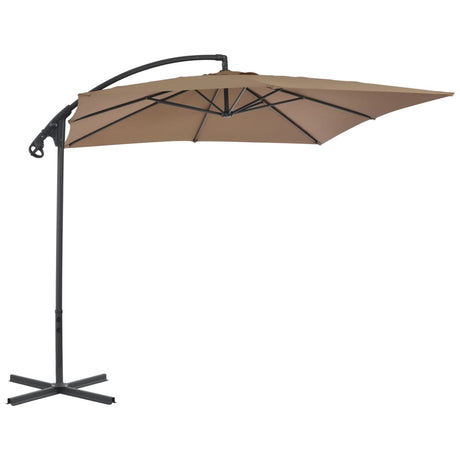 Cantilever Garden Parasol With Steel Pole 250X250 Cm Green