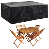 Garden Furniture Covers 2Pcs 4 Person Poly Rattan 113X113Cm