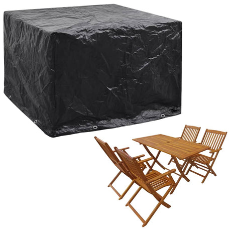 Garden Furniture Covers 2Pcs 4 Person Poly Rattan 113X113Cm