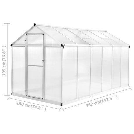Greenhouse Aluminium 13.41 M³