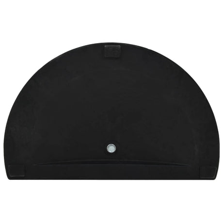 Parasol Base Polyresin Black