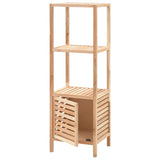Bathroom Storage Cabinet Solid Walnut Wood