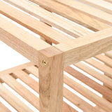 Bathroom Shelf Solid Walnut Wood 100X40X65 Cm