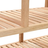 Bathroom Shelf Solid Walnut Wood 100X40X65 Cm