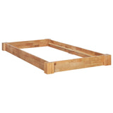 Bed Frame without Mattress Solid Oak Wood 90x200 cm