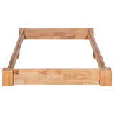 Bed Frame without Mattress Solid Oak Wood 90x200 cm