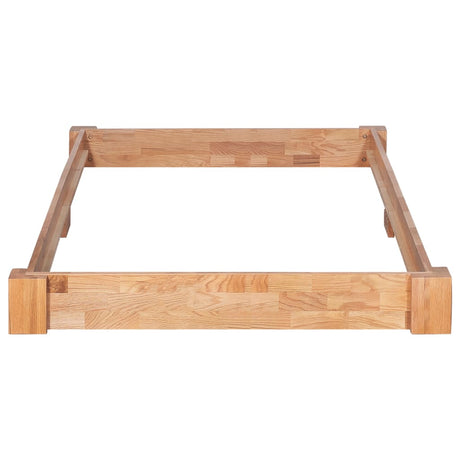 Bed Frame Without Mattress Solid Oak Wood