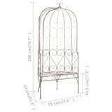 Garden Bench Iron Antique