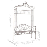 Garden Bench Iron Antique