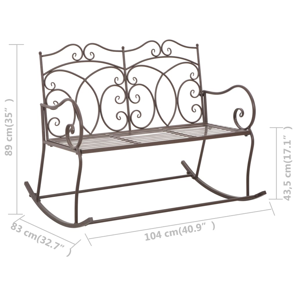 Garden Bench Iron Antique
