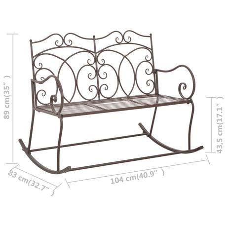 Garden Bench Iron Antique