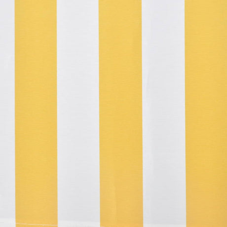 Folding Awning Manual Operated 300 Cm Yellow/White