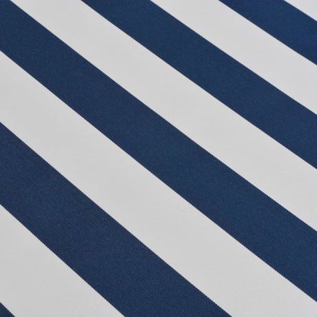 Folding Awning Manual Operated Blue/White
