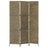 3-Panel Room Divider 116X160 Cm Water Hyacinth
