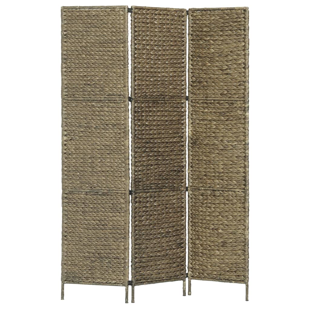 3-Panel Room Divider 116X160 Cm Water Hyacinth