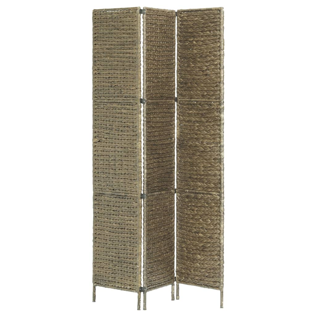 3-Panel Room Divider 116X160 Cm Water Hyacinth