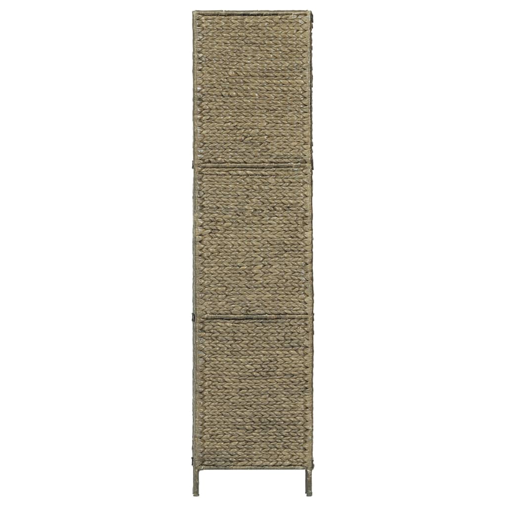 3-Panel Room Divider 116X160 Cm Water Hyacinth