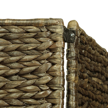3-Panel Room Divider 116X160 Cm Water Hyacinth