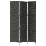 3-Panel Room Divider 116X160 Cm Water Hyacinth