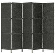 3-Panel Room Divider 116X160 Cm Water Hyacinth