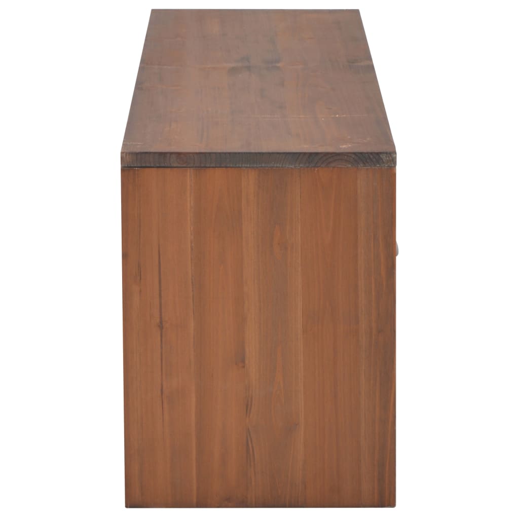 Tv Cabinet With 4 Drawers 120X30X40 Cm Solid Fir Wood