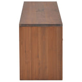 Tv Cabinet With 4 Drawers 120X30X40 Cm Solid Fir Wood