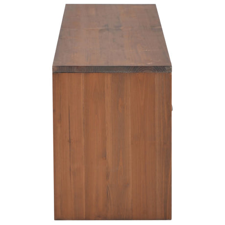 Tv Cabinet With 4 Drawers 120X30X40 Cm Solid Fir Wood