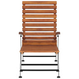 Outdoor Deck Chair Solid Acacia Wood