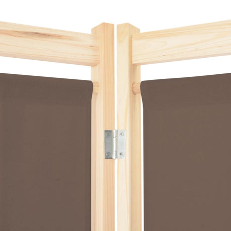 6-Panel Room Divider 240X170X4 Cm Fabric